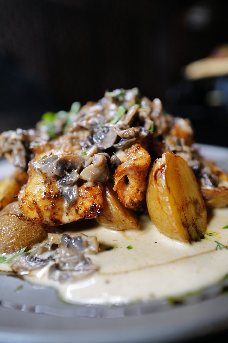 Chicken mushroom mélange